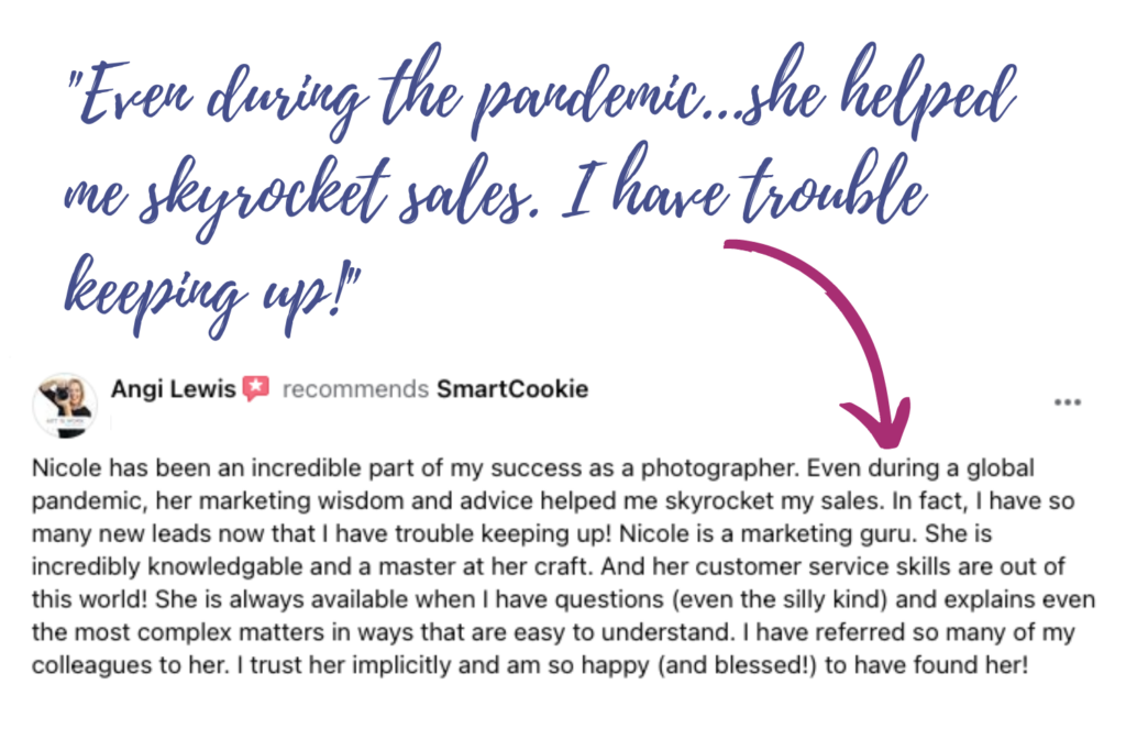 SmartCookie Testimonial - Angi